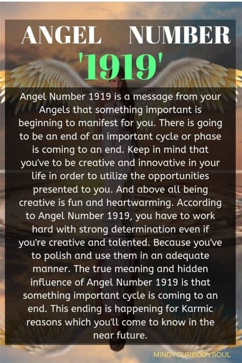 1919 angel number meaning twin flame|Angel Number 1919 Meaning: 6 Incredible Reasons Youre Seeing It